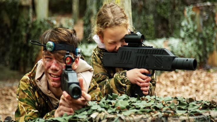 cyclone laser tag players