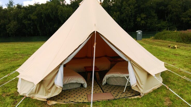 festival glamping tent