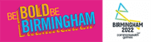 be bold be birmingham commonwealth games logo
