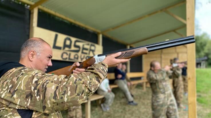 group of shooters ready to fire