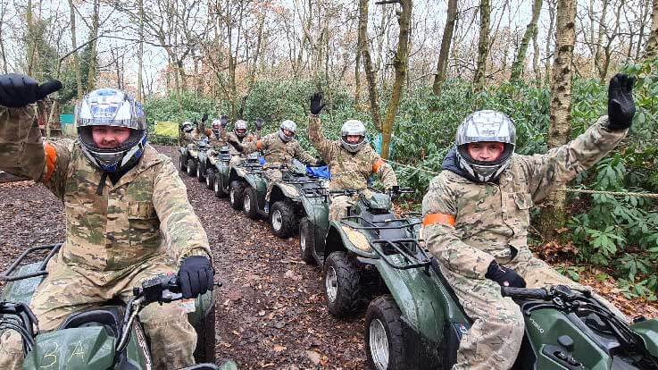 happy quad riders after trek