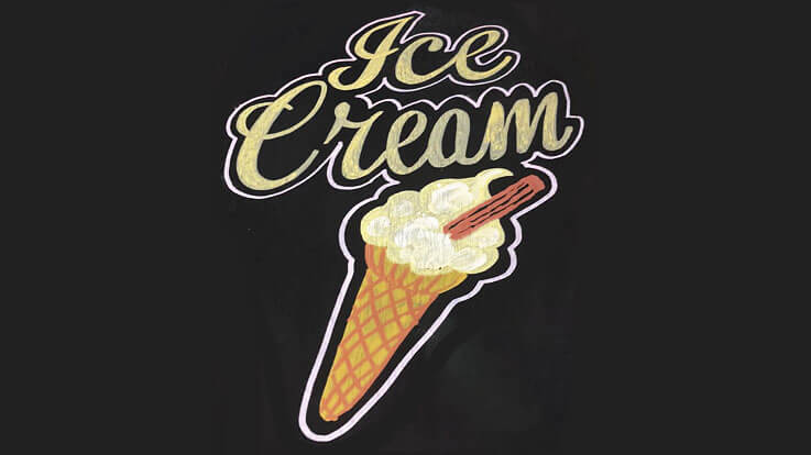 ice cream sign