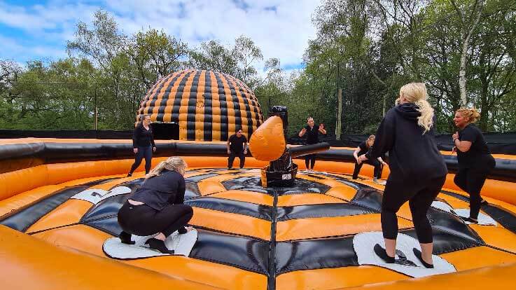 inflatable fight on rock n rolla