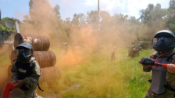 kid using smoke grenade cover