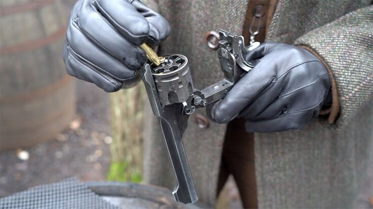 loading webley with cartridges