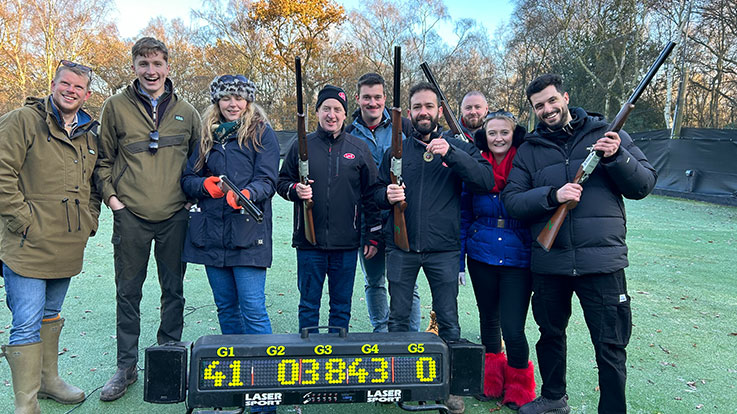 second group of shotgun shooters