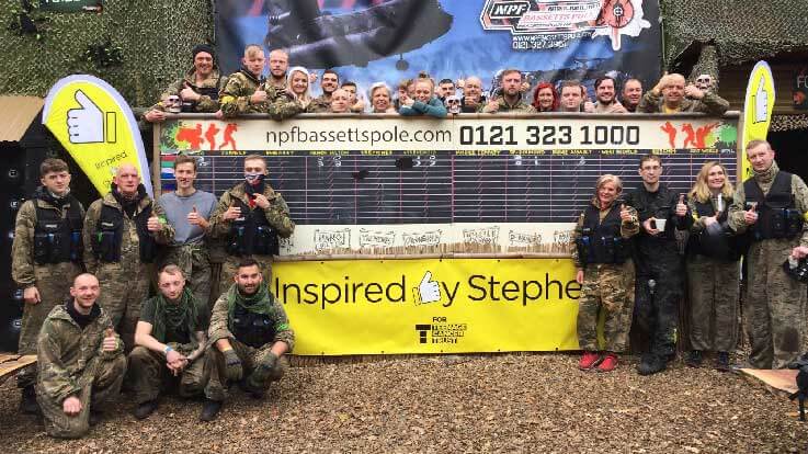 stevens story charity paintball group