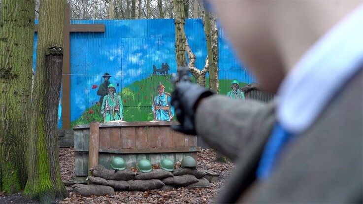 taking aim at life size targets