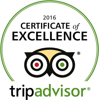tripadvisor certificate of excellence 2016