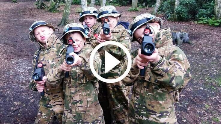 kids outdoor laser tag